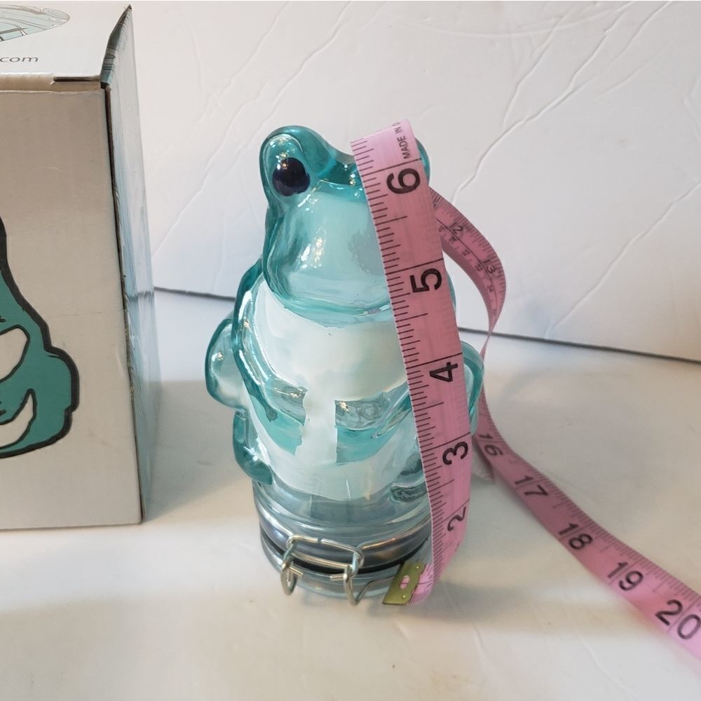 NWB Container Art Turquoise Frog Storage - Picture 11 of 11